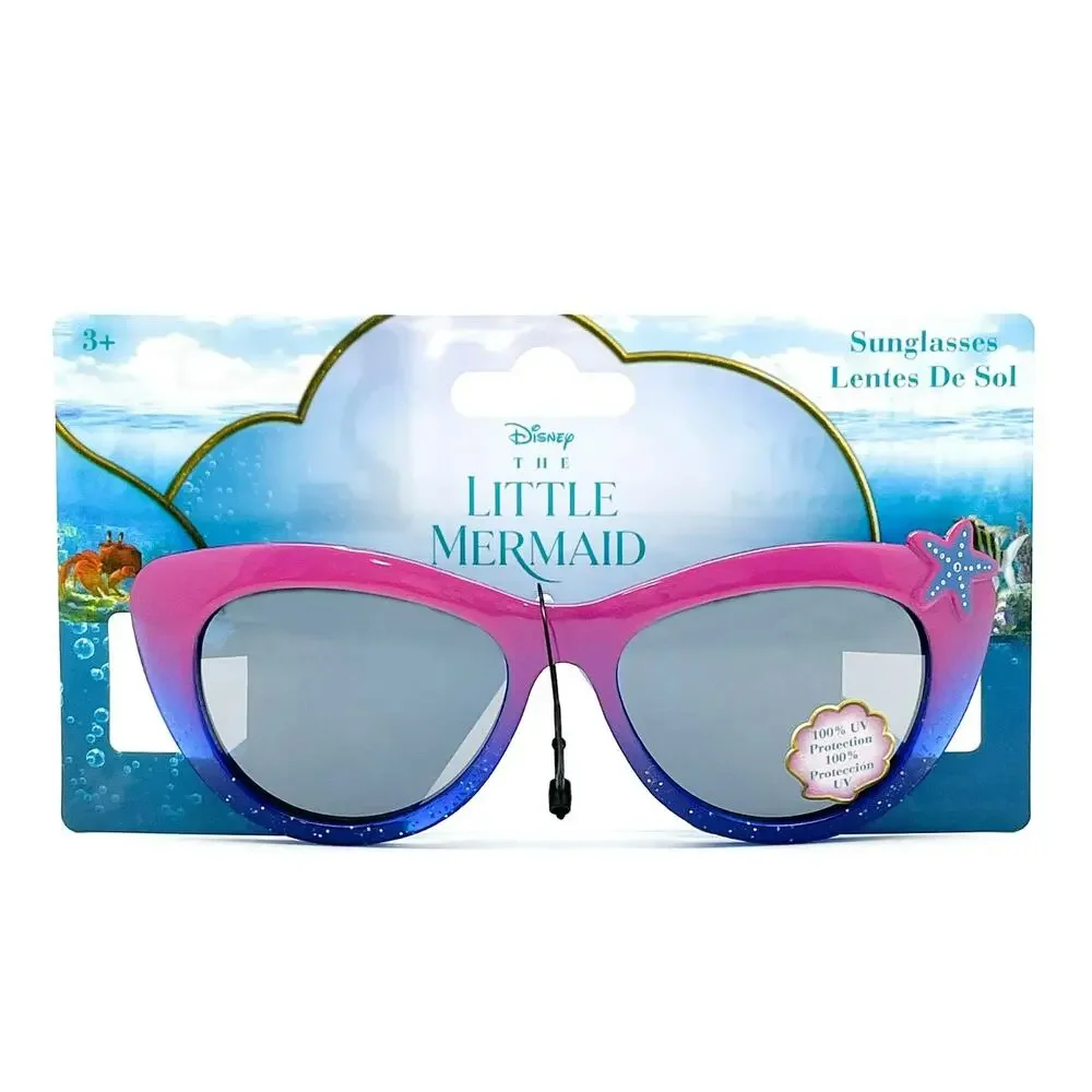 LITTLE MERMAID Pink with Purple Starfish 100% UV Impact-Resistant Sunglasses NEW